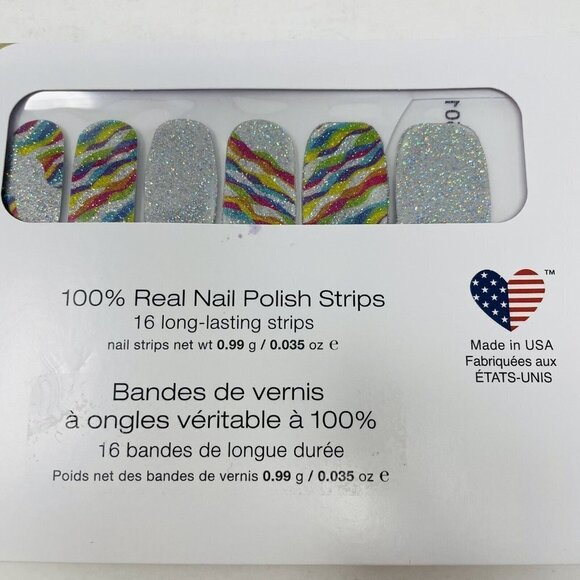 Color Street 100% Nail Polish Strips Inner Strength Autoimmune Disease Awareness - Picture 2 of 4